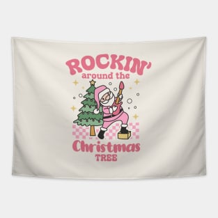 Rockin' Around The Christmas Tree Tapestry