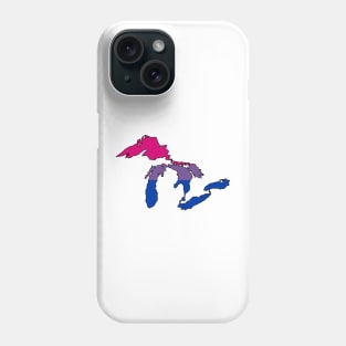 Great Lakes Bisexual Pride! Phone Case