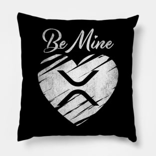 Valentine Be Mine Ripple XRP Coin To The Moon Crypto Token Cryptocurrency Blockchain Wallet Birthday Gift For Men Women Kids Pillow