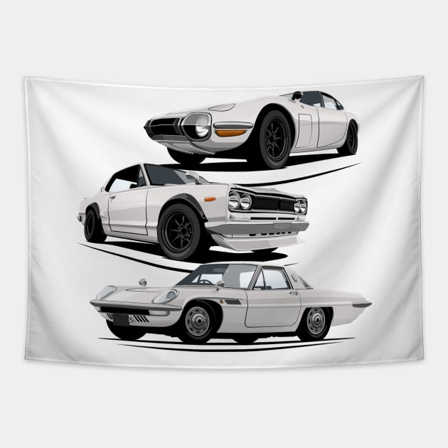 Japan Historics Tapestry by icemanmsc