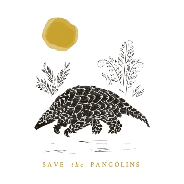 Save the Pangolins - Pangolin Lives Matter by Space Surfer 