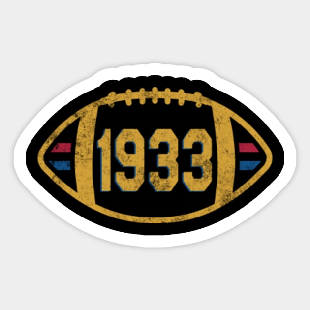 Pittsburgh Steelers Oval Football Multi Use Decal