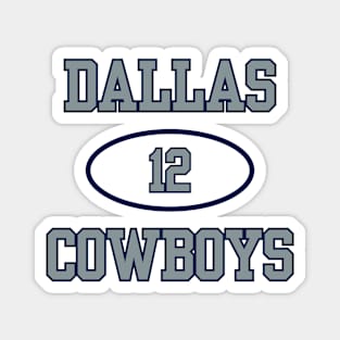 DALLAS COWBOYS ROGER STAUBACH #12 Magnet