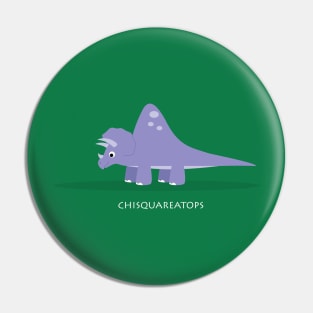 Chisquareatops - the Mathematics and Statistics Dinosaur Pin