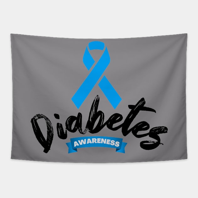 November is Diabetes Awareness Month Tapestry by Afrinubi™