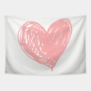 Pink Heart Tapestry