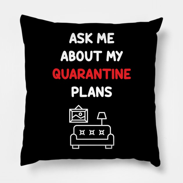 Quarantine Pillow by Sachpica