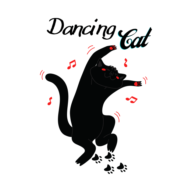 Dancing Cat / Black Cat by BeatyinChaos