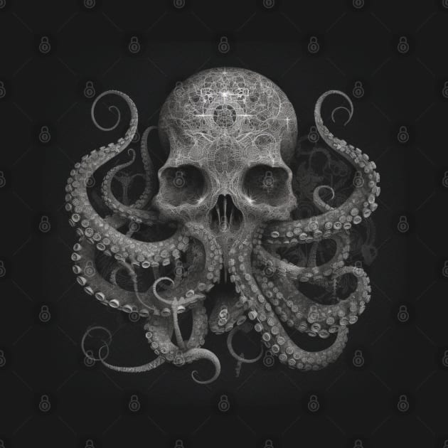 Tales from R'lyeh - Vintage Tentacle Skull by SzlagRPG