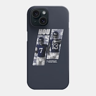 C.J. Stroud & Tank Dell Houston Area Code Phone Case