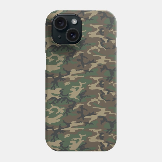 Army Camouflage Pattern Phone Case by Scar