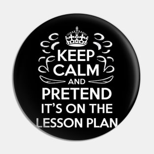 Keep calm lesson plan Pin