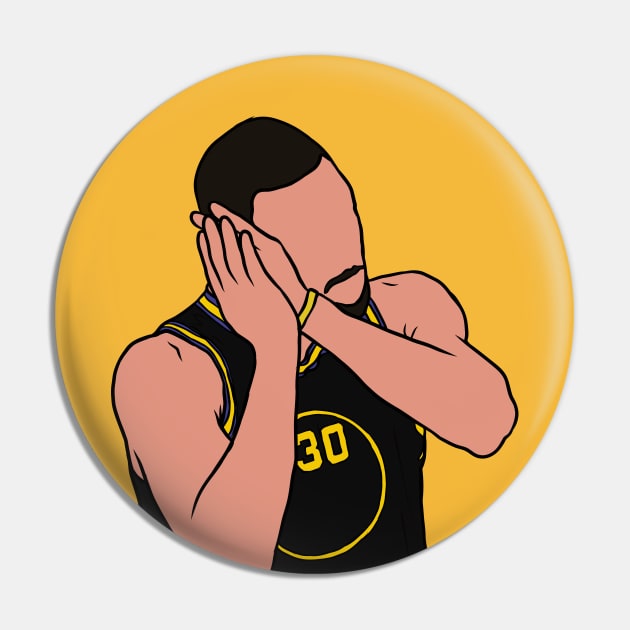 Stephen Curry Says Good Night Pin by rattraptees