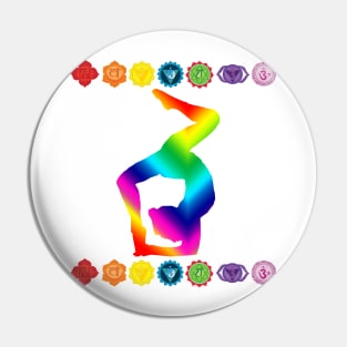 Yoga & Chakras Pin