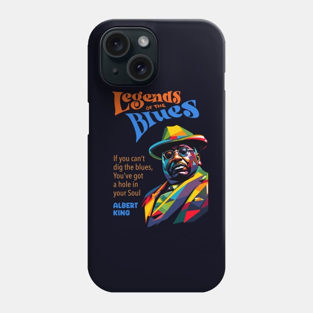 Albert King WPAP Phone Case by BAJAJU