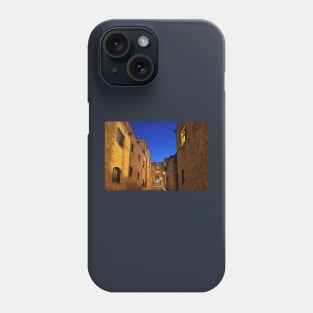 Medieval walk in Rhodes Phone Case