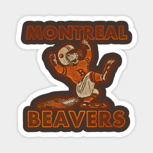 Montreal Beavers Football Magnet