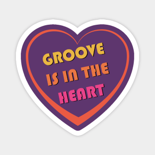 Groove Is In The Heart: Heart Border Magnet