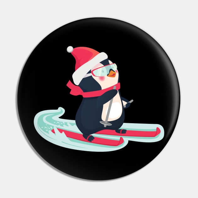 Rasender Pinguin Pin by Puckihs Design