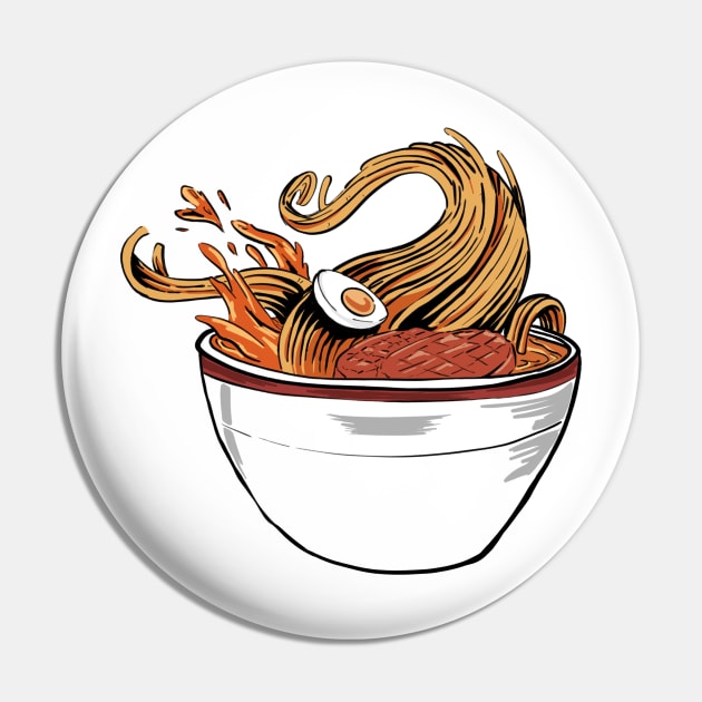 Ramen Bowl Pin by Uwaki