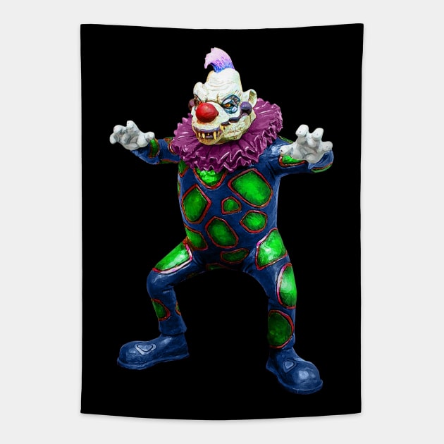 Klownzilla Tapestry by BigOrangeShirtShop