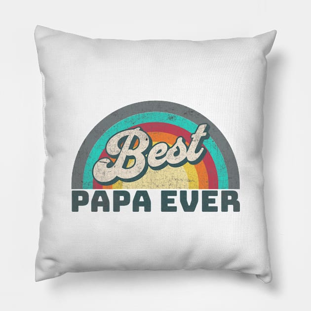 Best Papa Ever Pillow by Alea's