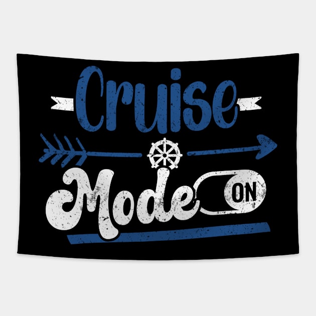 Cruise Mode On Cruising Tapestry by TheBestHumorApparel