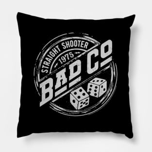 Bad Company - Straight Shooter Badge Pillow
