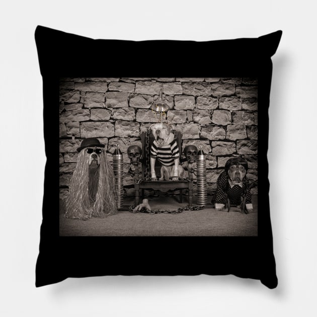 The Addams Family Pillow by TeamPitCrewDogs