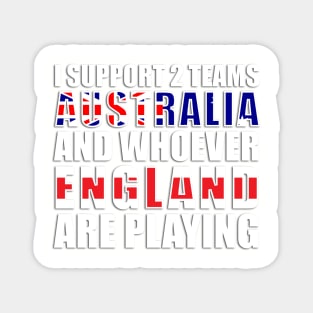 Australia Sports Supporter England Joke Magnet