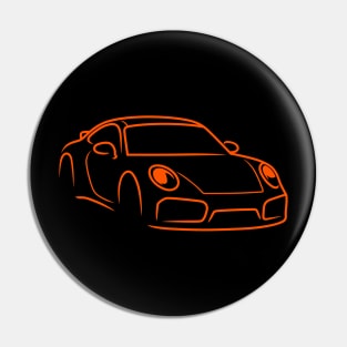 911 car sport racing race orange Pin