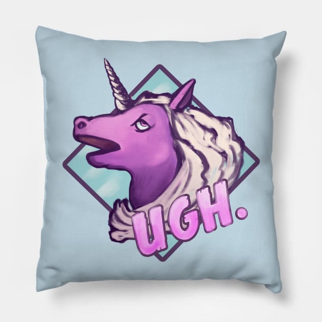 Ugh. Pillow by PeakDistapan