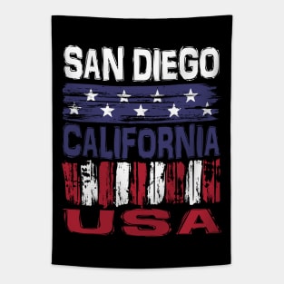 San Diego California USA T-Shirt Tapestry