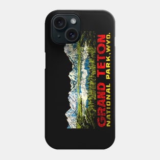 Grand Teton National Park Vintage Phone Case