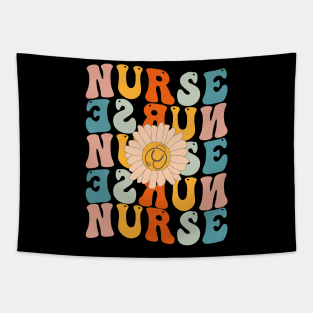 Retro Groovy Nurse Life For Women Nursing For Nurses Week Tapestry