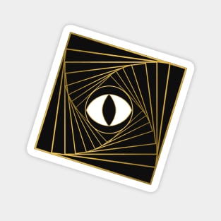 All Seeing Eye Black Magnet