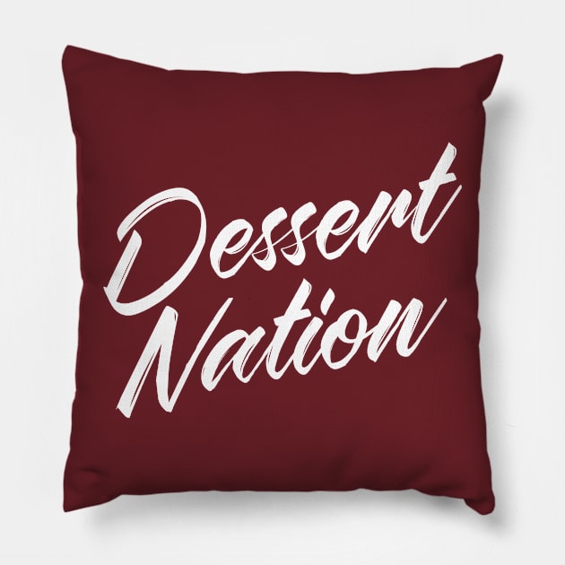 Dessert Nation Pillow by tastynation