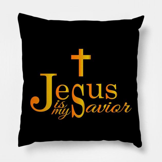 Jesus is my savior Pillow by Mr.Dom store