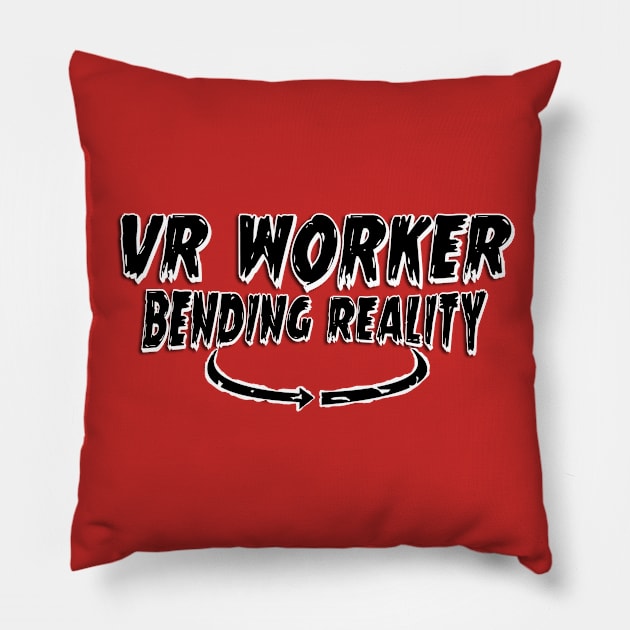 Virtual Reality Worker Pillow by fuseleven