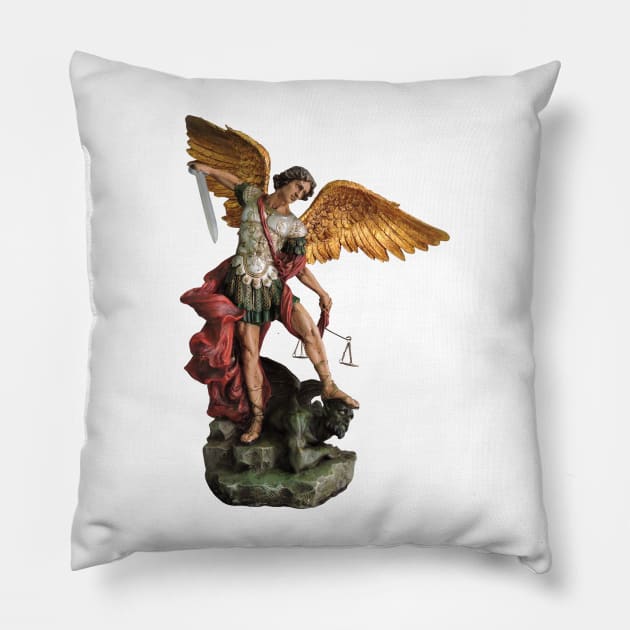 Saint Michael the Archangel Pillow by alinerope