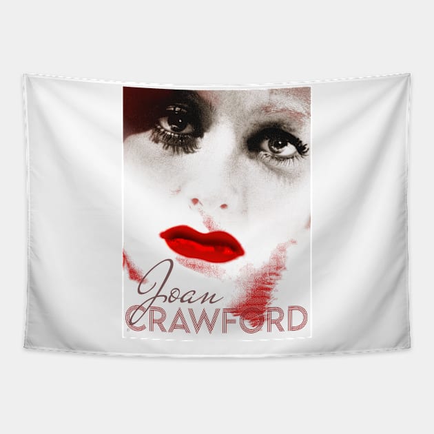 Gorgeous Joan Crawford Tapestry by Dez53