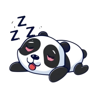 Cute Panda Sleeping T-Shirt