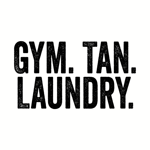 Gym Tan Laundry Black by GuuuExperience