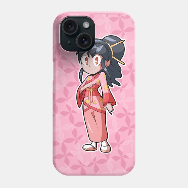 Kimmi Kimono Phone Case by StaticBlu