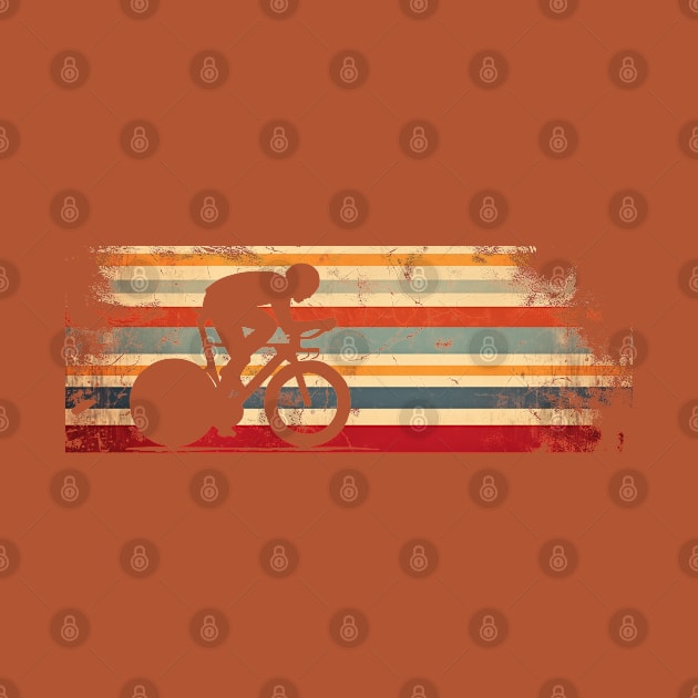 Vintage Retro Time Trial Gift Cycling Race by Selknen 🔥