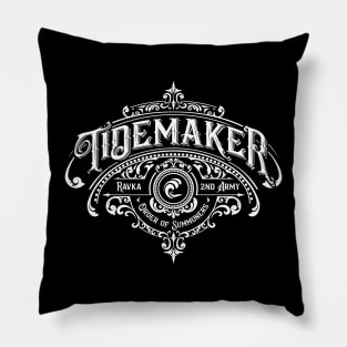 Shadow and Bone: Tidemaker (monochrome) Pillow