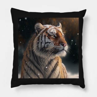 Winter Tiger Magic Pillow