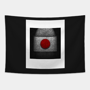 Japanese Flag Stone Texture Tapestry