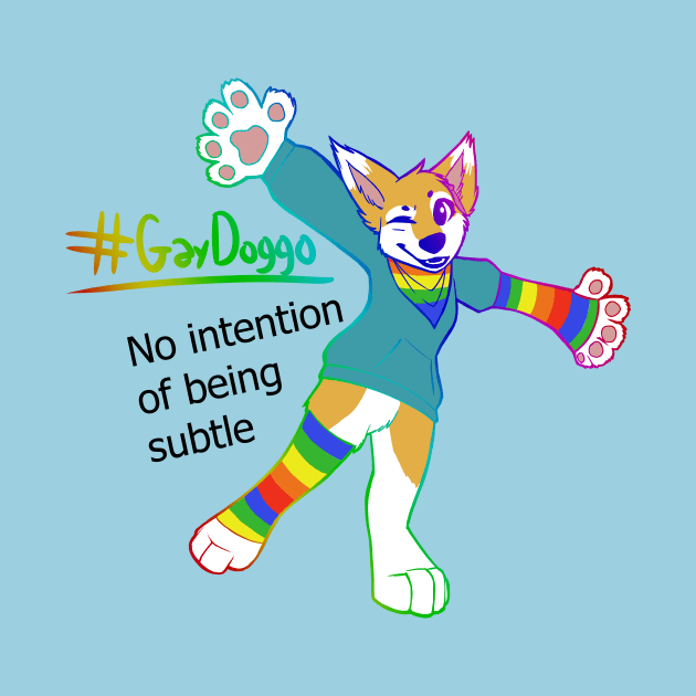 Hashtag Gaydoggo by FloraSkeleChan