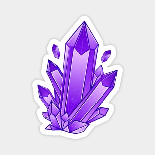 purple crystals Magnet